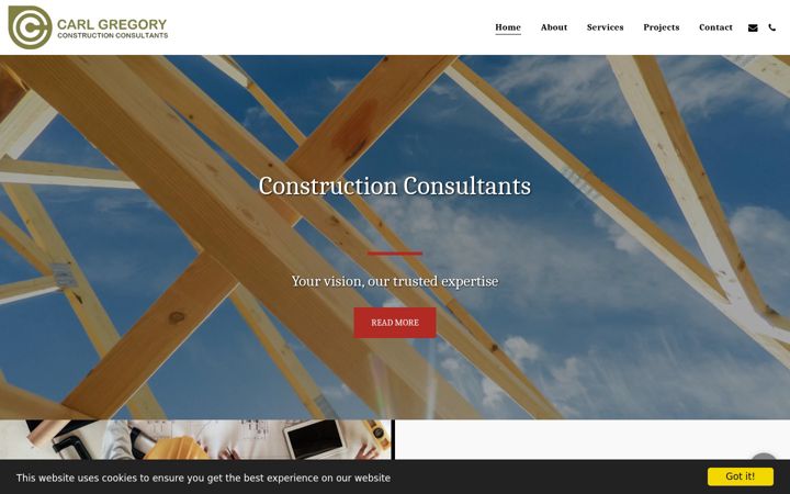 Screenshot of carlgregory.co.uk