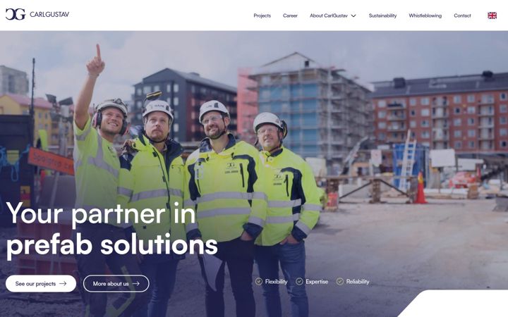 Screenshot of carlgustav.com