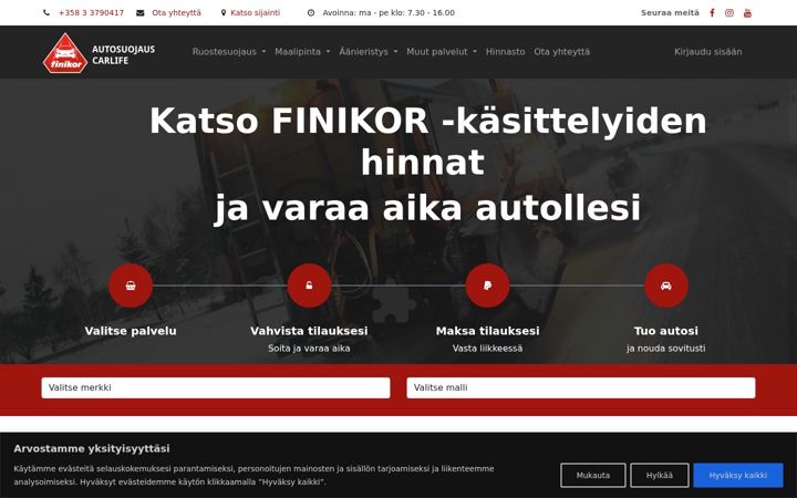 Screenshot von carlife.fi