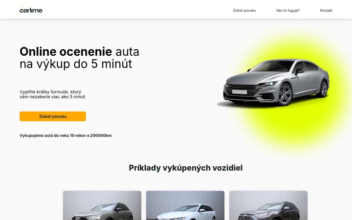 Screenshot of carlime.sk