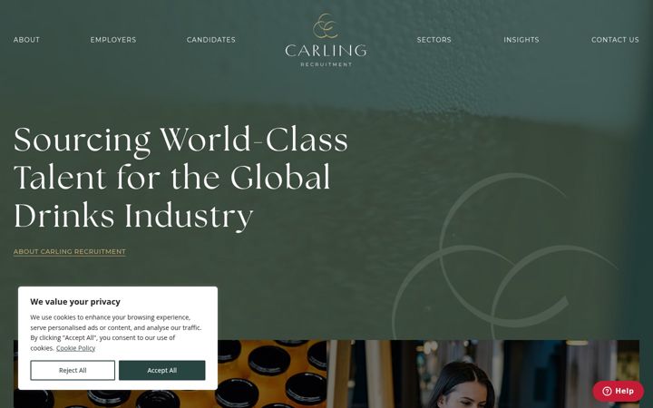 Screenshot of carlingpartnership.com