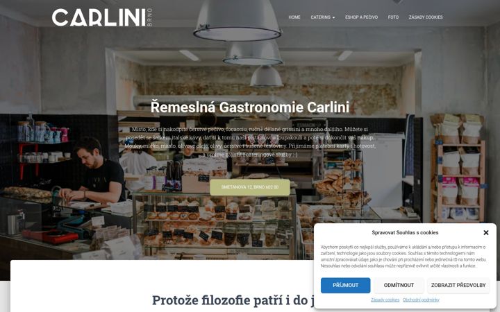 Screenshot ta' carlini.cz
