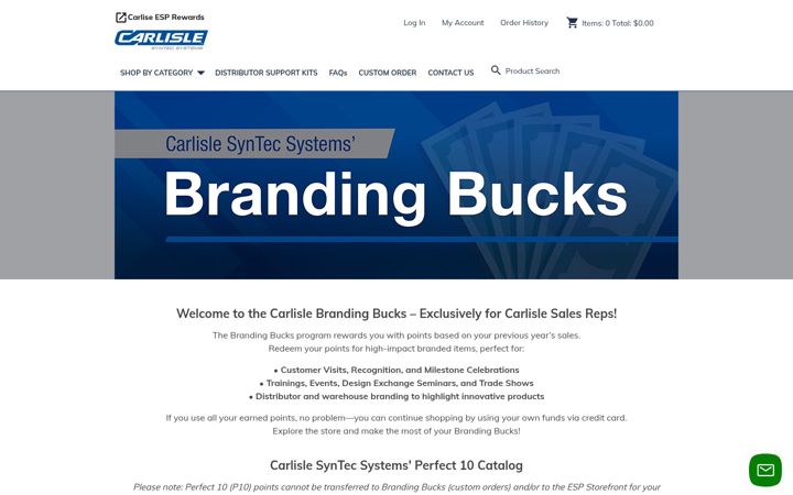 Screenshot of carlisle-brandingbucks.com