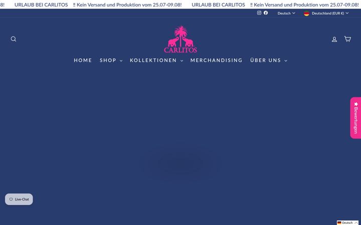 Screenshot of carlitos-handmade.de