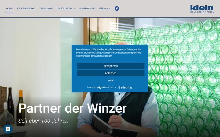 Screenshot of carlklein.de