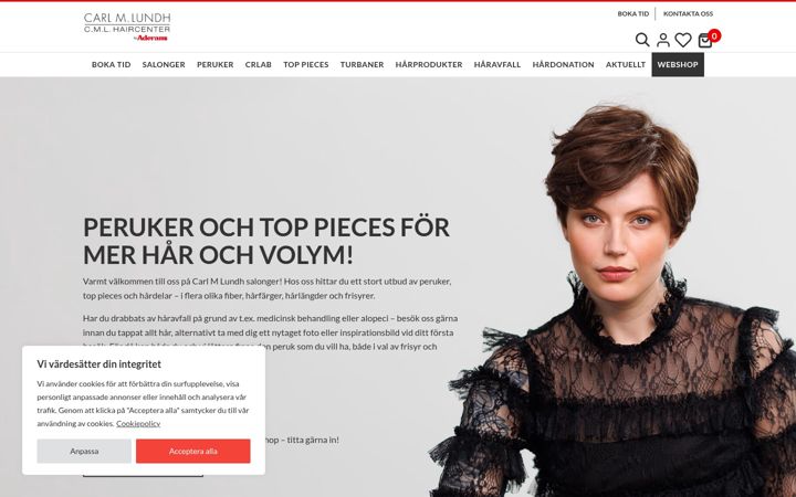 Screenshot of carlmlundh.se