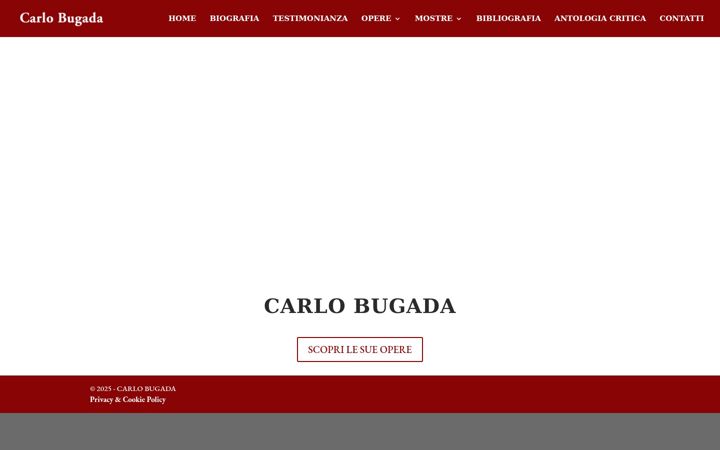 Skærmbillede af carlobugada.it