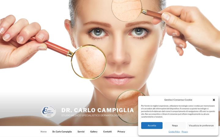 Screenshot of carlocampiglia.it