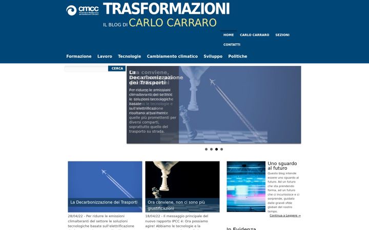 Screenshot of carlocarraro.org