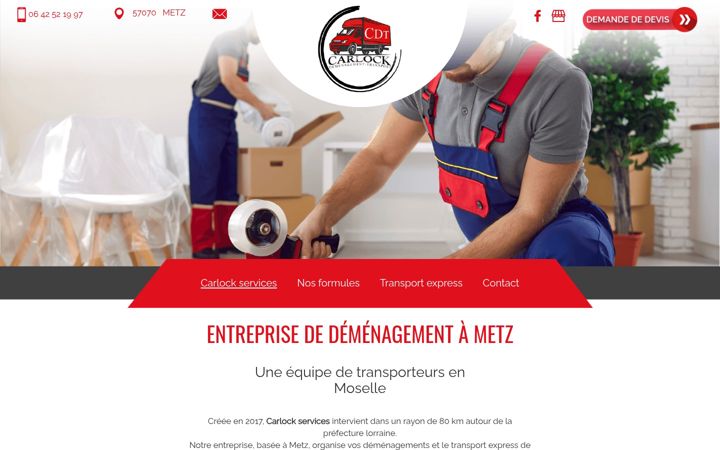Screenshot of carlock-demenagement.fr