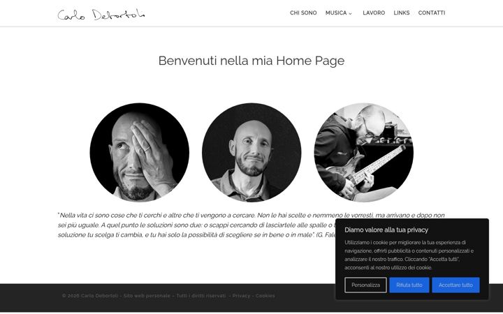 Screenshot of carlodebortoli.it