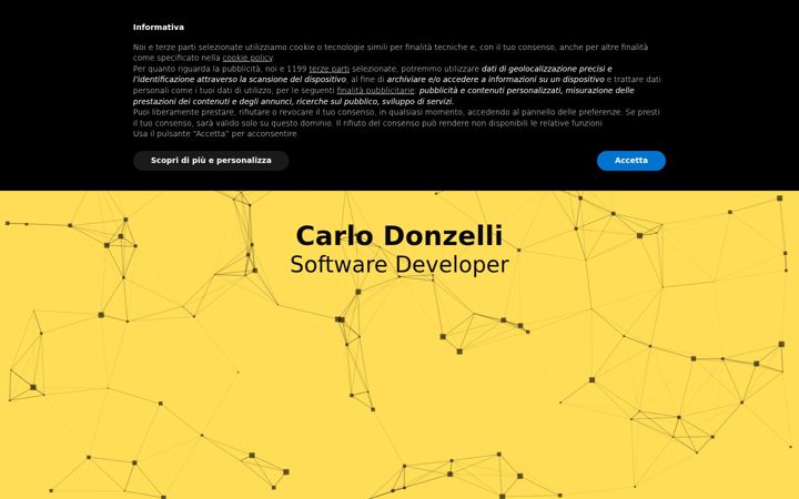 Screenshot of carlodonzelli.altervista.org