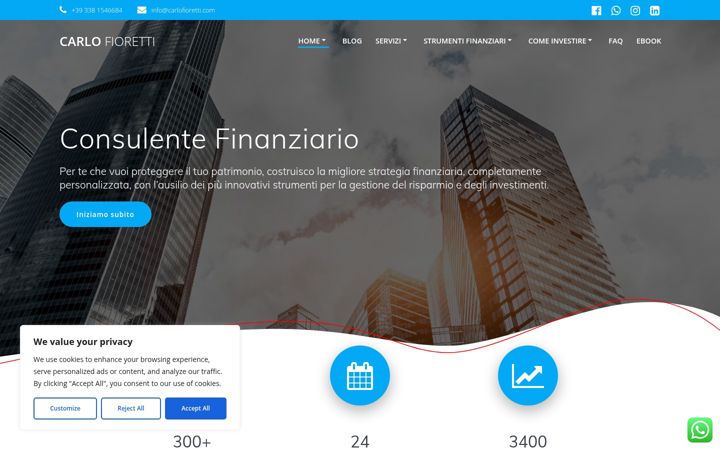 Screenshot of carlofioretti.com