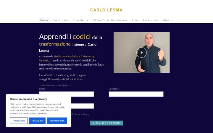 Screenshot of carlolesma.info