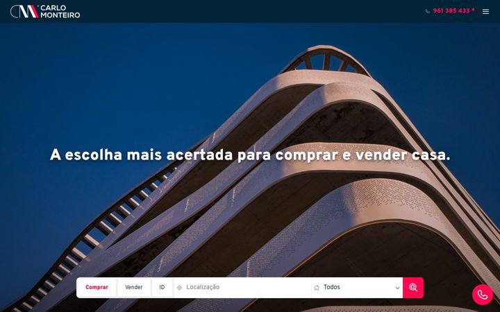 Screenshot of carlomonteiro.pt