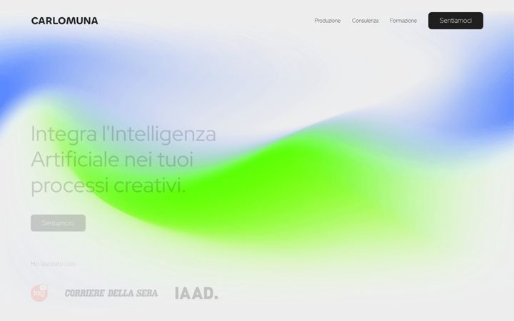 Screenshot of carlomuna.it