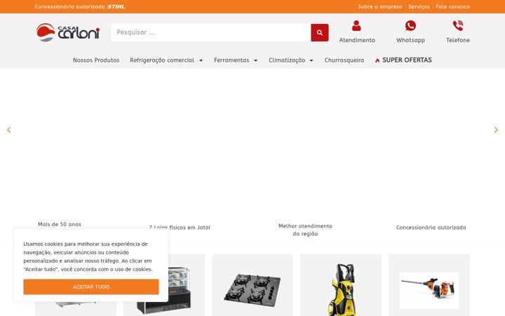 Skjámynd af carloni.com.br