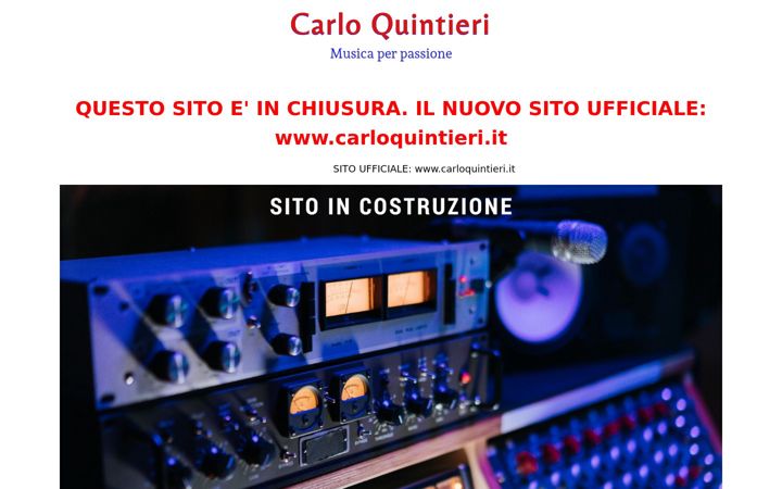 Screenshot of carloquintieri.com