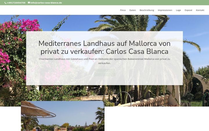 Screenshot of carlos-casa-blanca.de