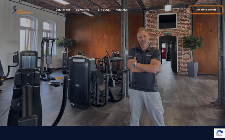 Screenshot of carlos-personaltrainer.de