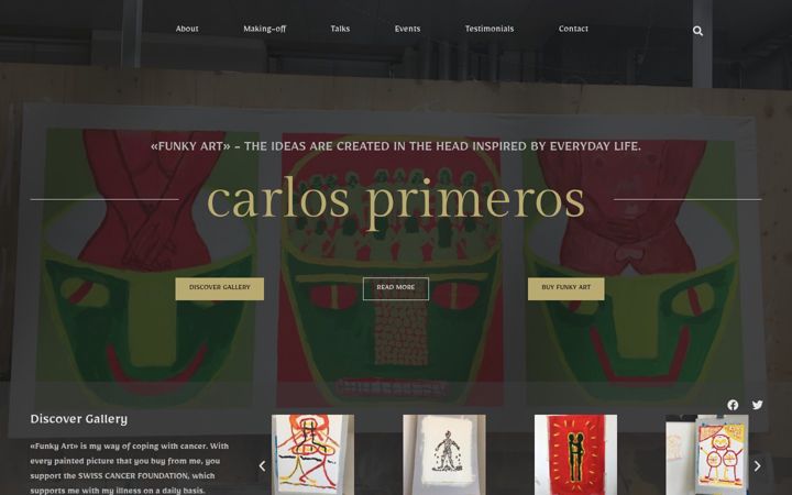 Screenshot of carlos-primeros-funky-art.com