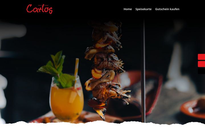 Screenshot of carlos-restaurant.de