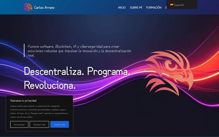Screenshot of carlosarranz.es