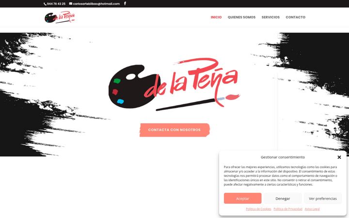 Screenshot of carlosartebilbao.com