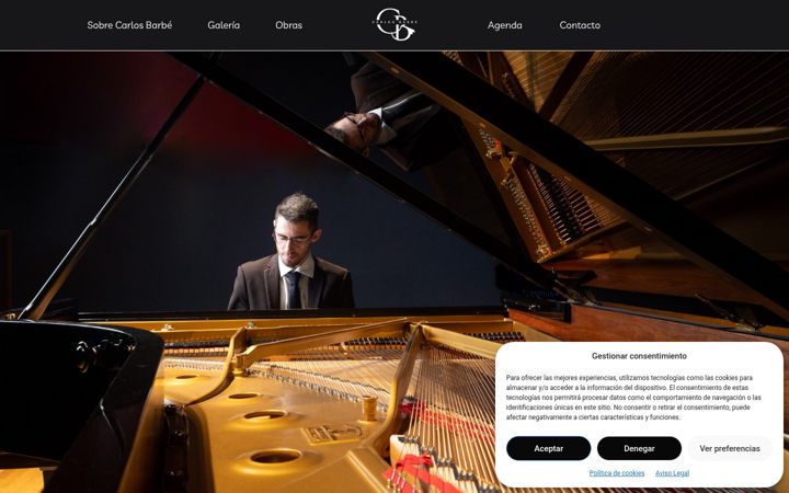 Screenshot of carlosbarbe.com
