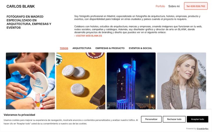 Screenshot of carlosblank.com