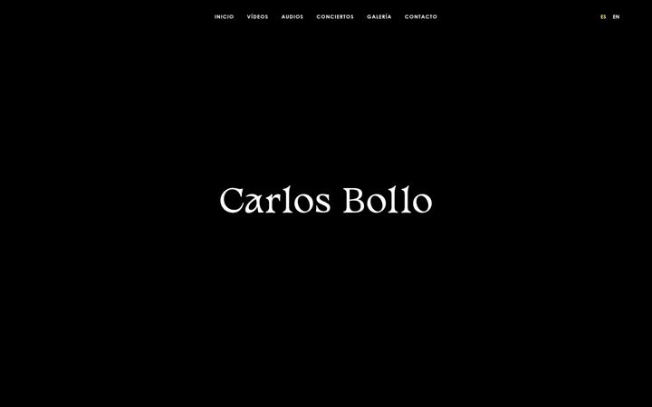 Screenshot of carlosbollo.com