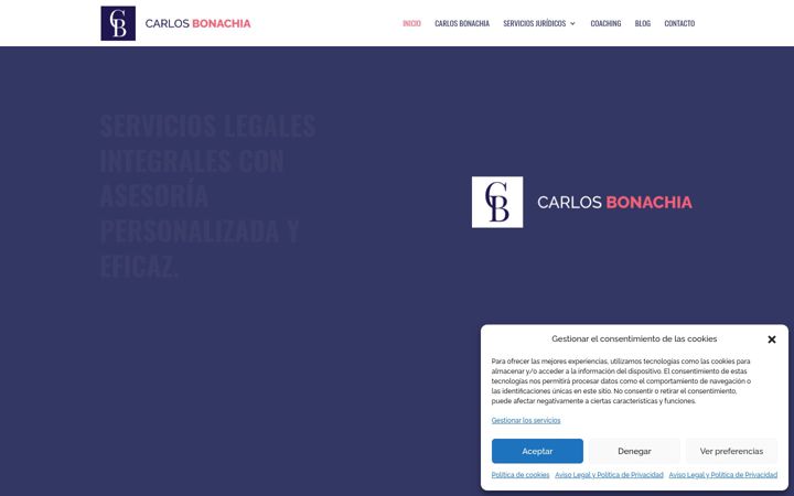Screenshot of carlosbonachia.com