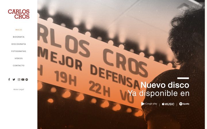 Screenshot of carloscros.com