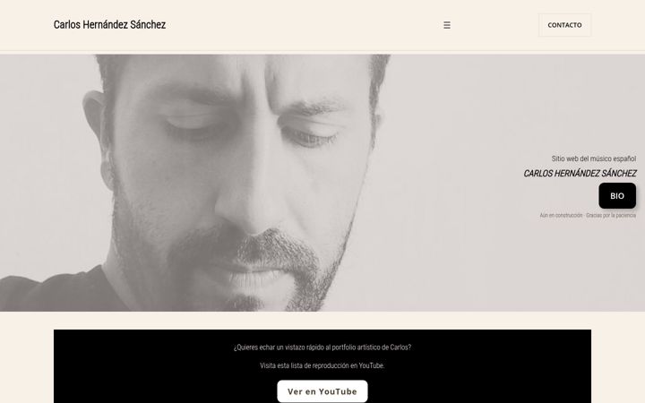 Screenshot of carloshernandezsanchez.com