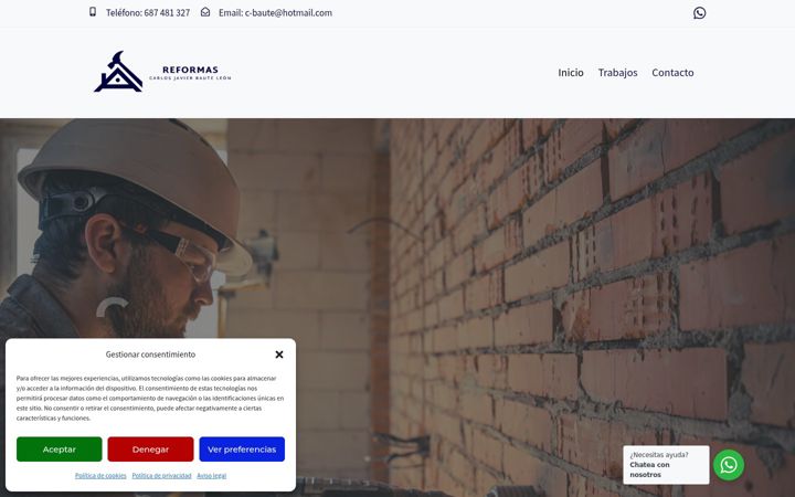 Screenshot of carlosjavierbauteleon.com