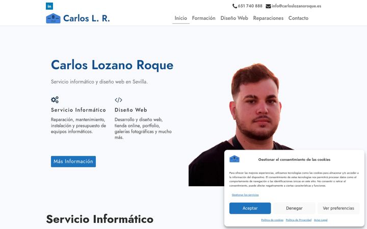 Screenshot of carloslozanoroque.es