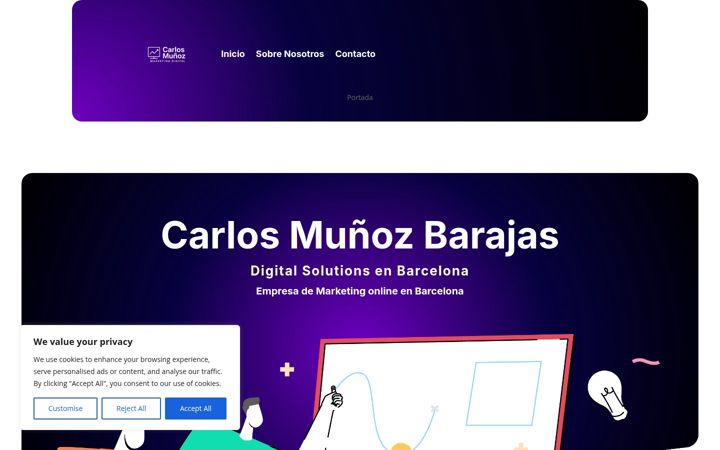 Screenshot of carlosmunozbarajas.com