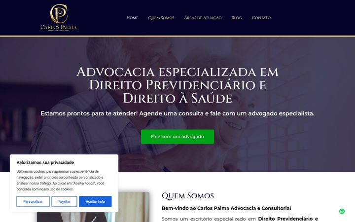Skjámynd af carlospalmaadvocacia.com.br