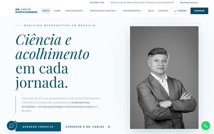 Screenshot of carlosportocarrero.com.br