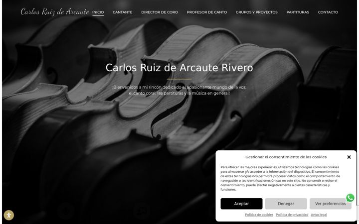 Screenshot of carlosruizdearcauterivero.es
