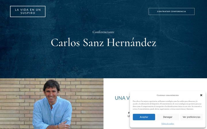 Screenshot of carlossanzhernandez.com