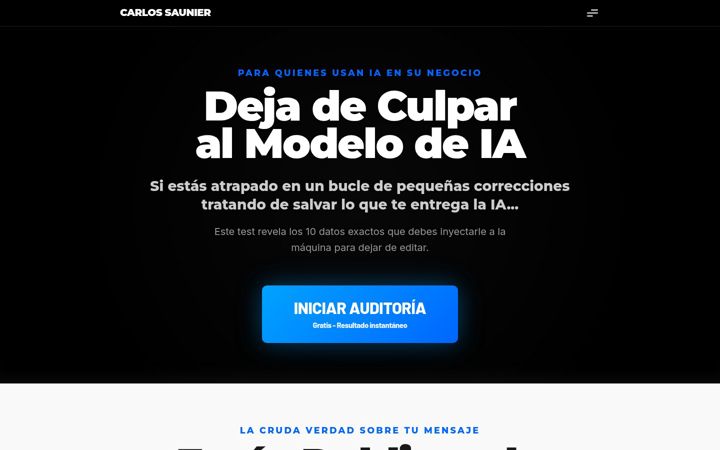 Screenshot of carlossaunier.com