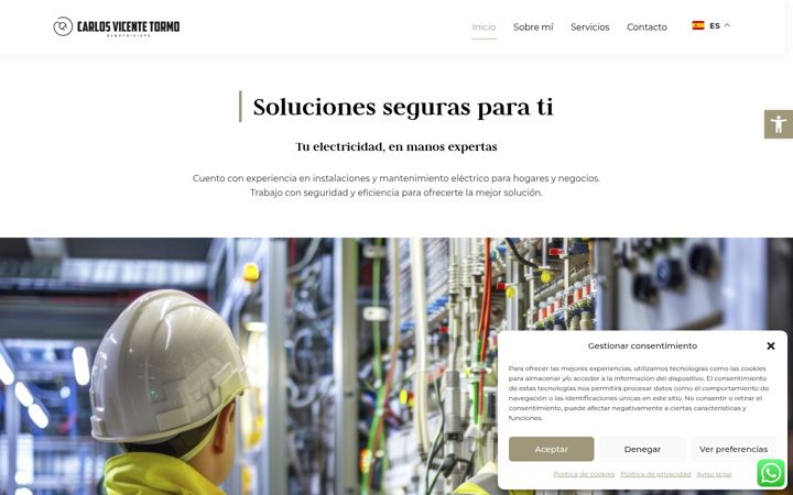 Screenshot of carlosvicentetormo.com