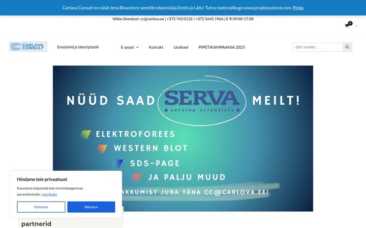 Screenshot of carlova.ee