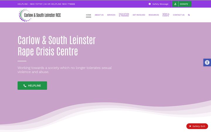 Snímek obrazovky carlow-kildare-slrcc.ie