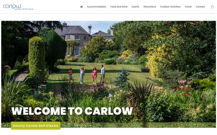 Screenshot of carlowtourism.com