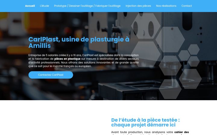 Screenshot of carlplast.fr
