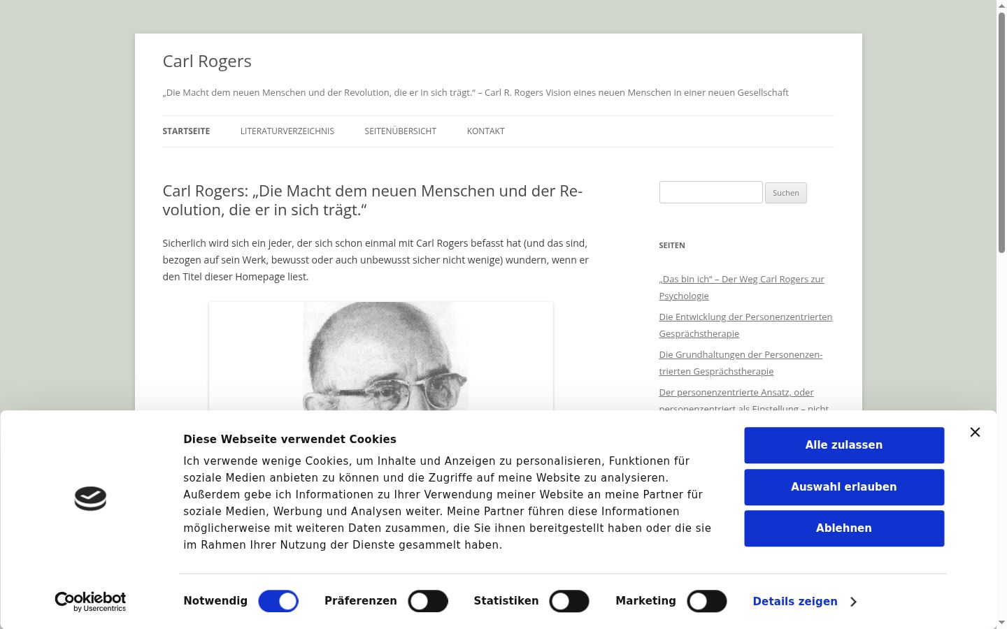 Screenshot tal-banner tal-kunsens muri qabel kwalunkwe interazzjoni