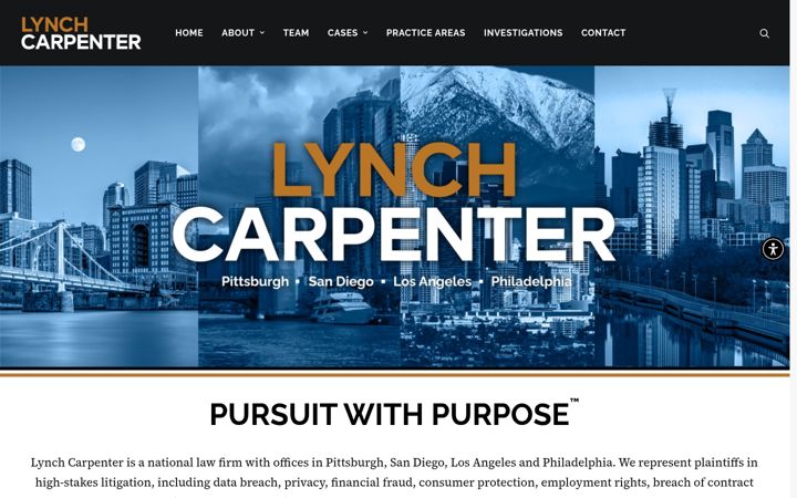 Screenshot of carlsonlynch.com