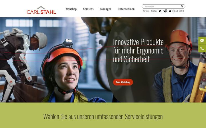 Screenshot of carlstahl-hebetechnik.de